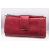 Leather Accessories Lot: Fanny Pack, Checkbook, and Wallet
