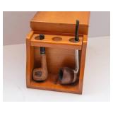 Vintage Pipes and Pipe Holder