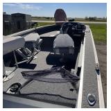 1996 Northwoods 170 Pro Tourney with 75HP 2 stroke and Northwood Trailer.