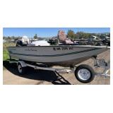 1996 Northwoods 170 Pro Tourney with 75HP 2 stroke and Northwood Trailer.