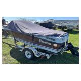 1985 Forrester 16’ Runabout with Mercuiser 3.0L and Yacht Club bunk trailer.