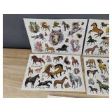 8 Sheets of Horse Temporary Tattoos - Brand New