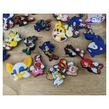 28 Brand New Sonic the Hedgehog Video Game Character Croc Charms