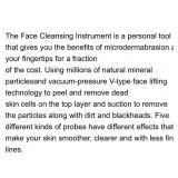 Blackhead Acne Face Cleanser Suction Vacuum Pressure, Red - Brand New