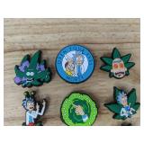 10 Rick and Morty Shoe Charms - Brand New