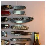 Folding Knives and Beer Openers
