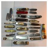 Folding Knives and Beer Openers