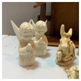 Gorgeous Classic Creche Set - Manger Scene and extras