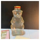 Vintage Black and White Photos, Keepsake Hair Braid, Antique Snowcrest Bear Bank Bottle