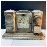 RARE Antique 1910 DARCHE Bank Safety Deposit Mechanical Alarm Clock Chicago USA