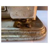RARE Antique 1910 DARCHE Bank Safety Deposit Mechanical Alarm Clock Chicago USA