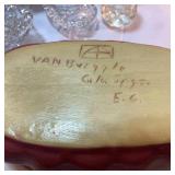 Start a collection with Van Briggle, Fenton, Nippon, and matching crystal.