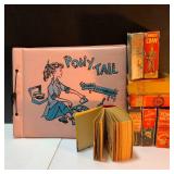 Ponytail 1950s Teen Scrapbook/Album, 1940s Comic Book Digests