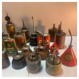 Spectacular Collection of Oilcans