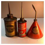 Spectacular Collection of Oilcans