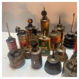 Spectacular Collection of Oilcans