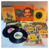 Vintage 45s, Golden Book, Dick Clark Yearbook