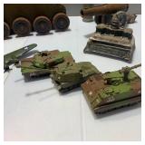 Antique Toy Military Vehicles and Souvenir of Washington D.C.