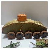 Antique Toy Military Vehicles and Souvenir of Washington D.C.