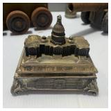 Antique Toy Military Vehicles and Souvenir of Washington D.C.