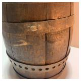 Antique Wooden Barrel Keg