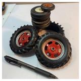 Toy Tractors and Spare Wheels