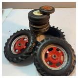 Toy Tractors and Spare Wheels