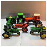 Toy Tractors and Spare Wheels