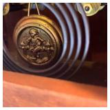 Vintage Seth Thomas Mantle Clock, Wooden Wall Shelf