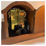 Vintage Seth Thomas Mantle Clock, Wooden Wall Shelf