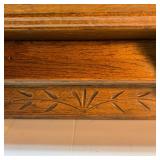 Vintage Seth Thomas Mantle Clock, Wooden Wall Shelf