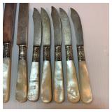 Vintage Mother of Pearl Knives