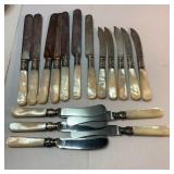Vintage Mother of Pearl Knives