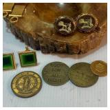 Vintage Mens Dresser Top Items