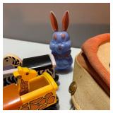 Mix of Vintage Toys and Trinkets