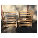 Foldable Wood Book Cases