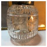 German Crystal Pitcher and 3 vintage frames