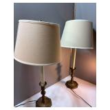 Brass Lamps - set of 2