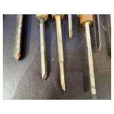 Set of Chisels w/wood handles