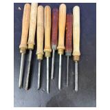 Set of Chisels w/wood handles