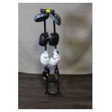 Boxing Training Gear Set with Gloves, Focus Mitts, Hand Wraps and Stand