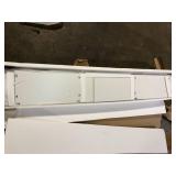 CROSLEY FURNITURE Tara 22 in. W x 72 in. H x 11 in. D White Over-the-Toilet Storage   Customer Returns See Pictures