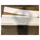 CROSLEY FURNITURE Tara 22 in. W x 72 in. H x 11 in. D White Over-the-Toilet Storage   Customer Returns See Pictures