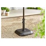 Lot of StyleWell 26 lbs. Concrete and Resin Patio Umbrella Base in Black  Customer Returns See Pictures