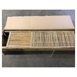 RED LANTERN 6 ft. Honey 4-Panel Room Divider   Customer Returns See Pictures