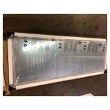 EAKYHOM 84 in. W x 32 in. H Rectangular Frameless Anti-Fog Wall Dimmable Backlit Dual LED Bathroom Vanity Mirror in Silver  Customer Returns See Pictures