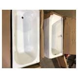 Lot of Assorted Bath Tubs Damaged Various Models and Conditions  Customer Returns See Pictures
