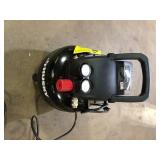 Husky 3 Gal. 120 PSI Portable Electric Oil-Free Light Duty Pancake Air Compressor with Fold Down Handle and 1-Quick Coupler   Customer Returns See Pictures