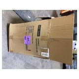 Vigoro 20 in. Mirabelle Large Clay Plastic Pot (20 in. D x 17 in. H) with Drainage Hole and Attached Saucer ( 12 Pack) Customer Returns See Pictures