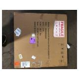 HOMLUX 32 in. W x 32 in. H Round Frameless LED Light with Anti-Fog Wall Mounted Bathroom Vanity Mirror  Customer Returns See Pictures